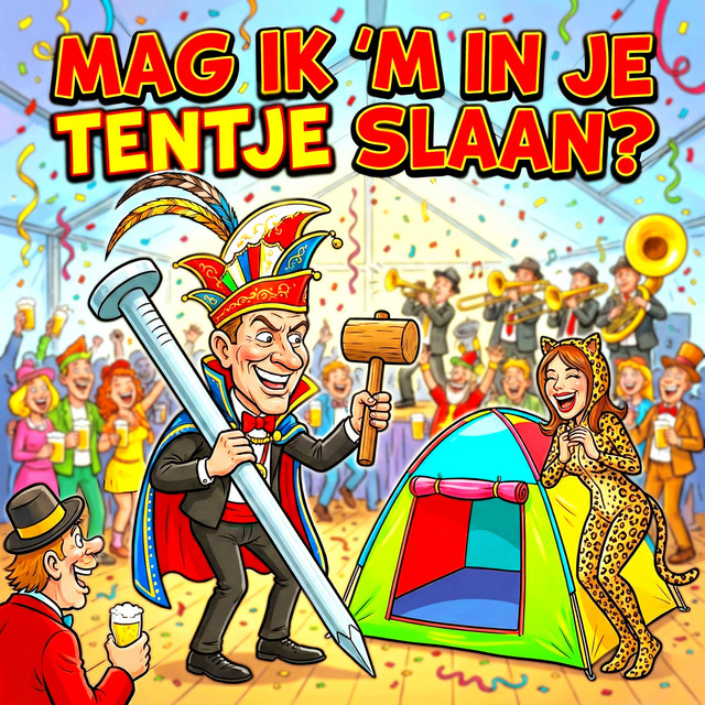 Mag ik 'm in je tentje slaan